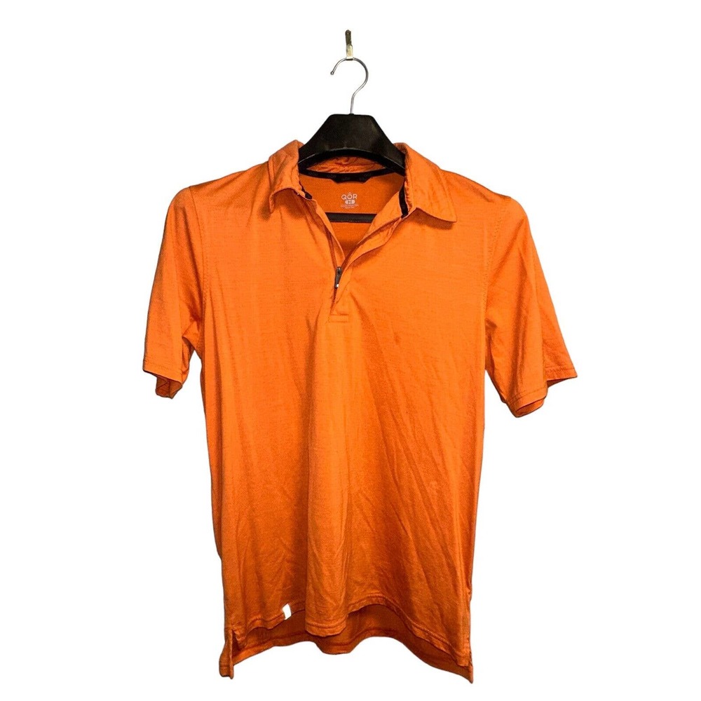 QOR Men's Size Medium Short Sleeve 1/4 Zip Pullover